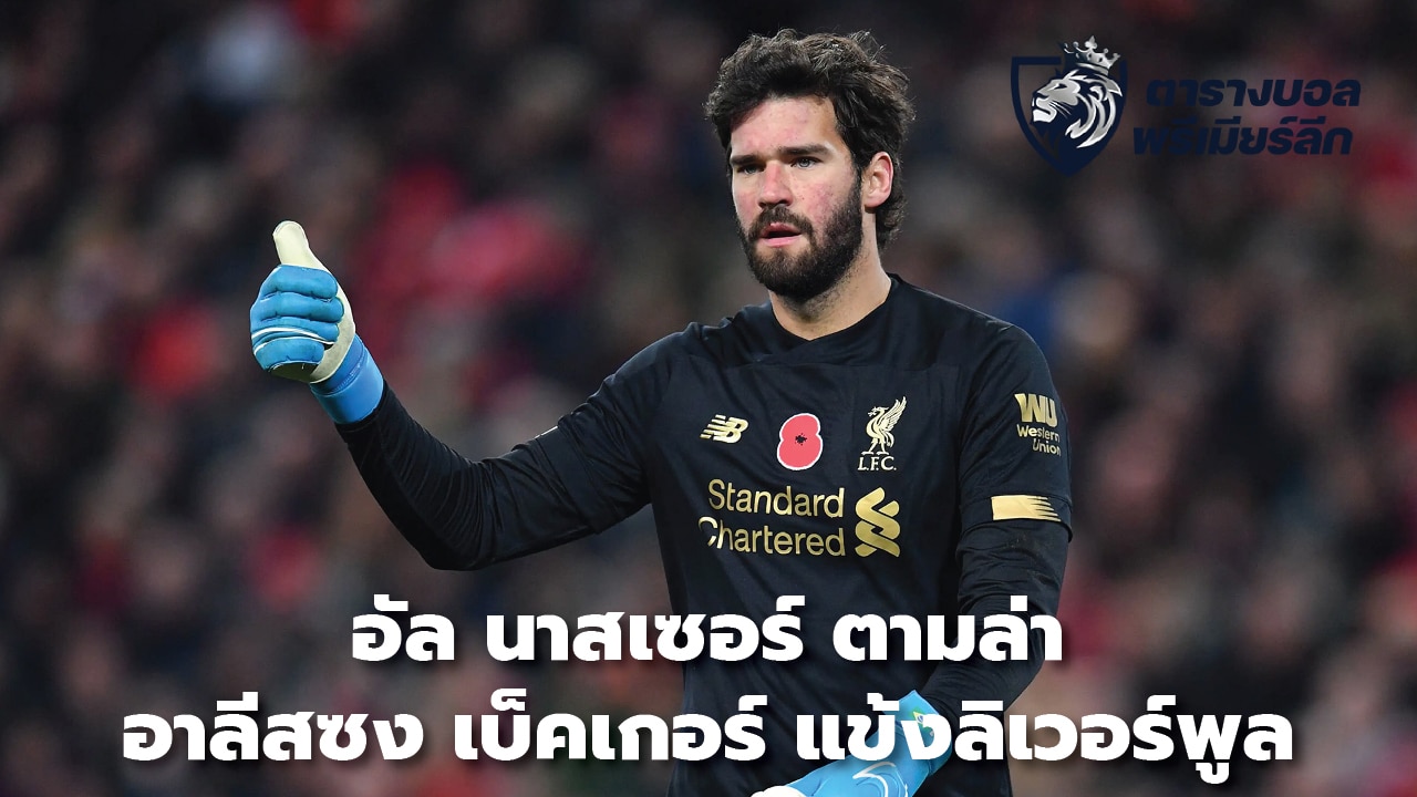 Al Nasser chasing Liverpool's Alisson Becker